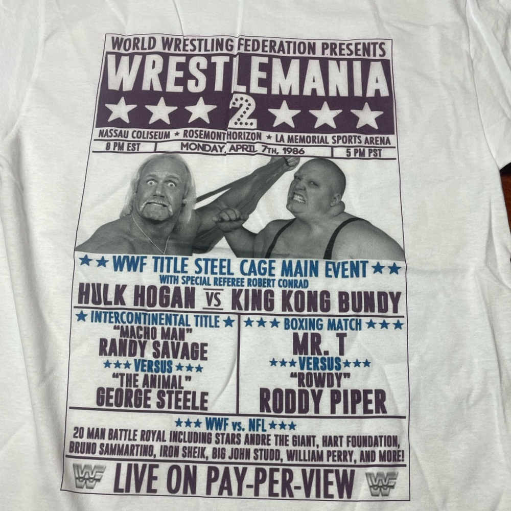 Wrestlemania T-shirt
